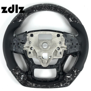 Volant personnalisé en cuir perforé et fibre de carbone forgée pour Chevrolet Silverado <span class=keywords><strong>Corvette</strong></span> C8 Cruze - Product Image 6