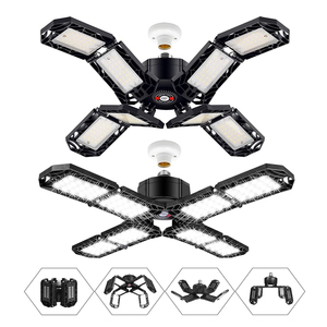 8 Tấm Phát Sáng Sáng 150W Cửa Hàng LED Nhà Để Xe Ánh Sáng 15000LM Nhà Để Xe Có Thể Biến Dạng LED Cho Tầng Hầm Nhà Xưởng Kho Gác Mái - Product Image 1