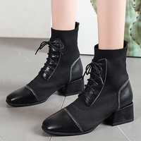 Haute qualité femmes hiver en cuir bottes à talons hauts luxe designer chaussures de mariage femmes bottes Vent pointu mode décontracté