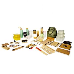 Juego de Regalo Festivo Moderno Multifuncional de Bambú Ecológico Personalizado QM, Regalos Promocionales Empresariales con Logotipo, Regalos para Conferencias - Product Image 1