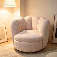 Fauteuil Simple à boucles en tissu, mobilier de salon, hôtel, nouveau modèle moderne et Simple, avec Base dorée, idéal pour les loisirs,