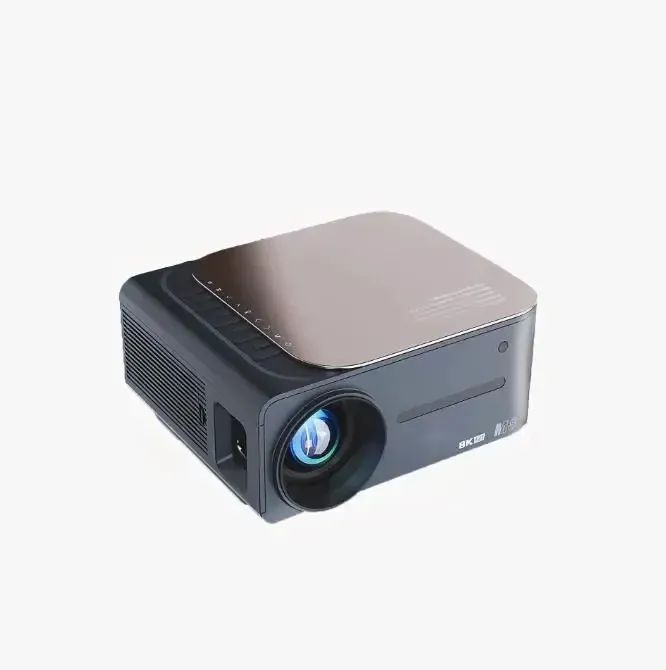 Venta caliente Mini proyector M8 4K 800 ANSI Lúmenes proyector con WiFi y Bluetooth Full HD Home Theater Video Proyector