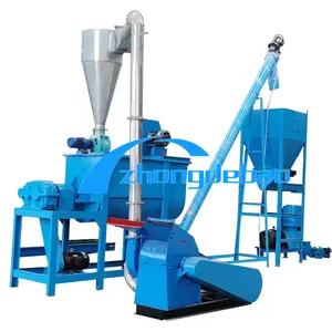 Automatic Feed production line/biomass pellet machine/pig feed pellet extruder