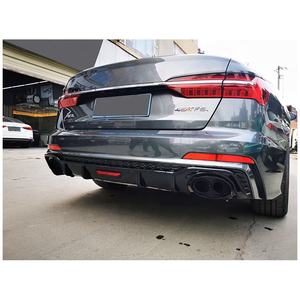 RS6 diffusore posteriore con tubo di scappamento per <span class=keywords><strong>Audi</strong></span> <span class=keywords><strong>A6</strong></span> C8 alta qualità RS6 stile diffusore posteriore per <span class=keywords><strong>Audi</strong></span> <span class=keywords><strong>A6</strong></span> C8 <span class=keywords><strong>2019</strong></span> 2020 2021 - Product Image 5
