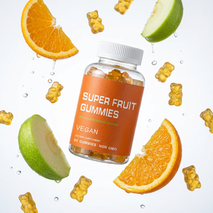 Vente en gros de gommes à mâcher aux fruits super nutritifs à spectre complet, multivitamines, fer, zinc et <span class=keywords><strong>magnésium</strong></span> avec <span class=keywords><strong>spiruline</strong></span> pour une nutrition complète - Product Image 1