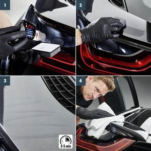 Chiffon en microfibre doux au toucher, 3 pièces, fibres ultra fines pour peinture automobile délicate et surfaces intérieures - Product Image 4