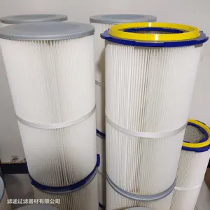 China Supplier 6 Ears Quick Removal Dust Filter Cartridge For Building Material Shops