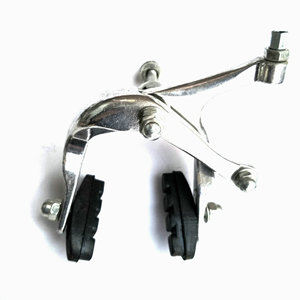 Juego de Frenos de Caliper para Bicicleta, Aluminio Forjado, Cable de Freno Delantero y Trasero, Palanca de 2 Dedos, Negro y Plateado - Product Image 1
