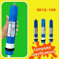 Élément filtrant Aonie RO TFC2012-100G, membrane d'osmose inverse pour machine à eau pure domestique, extérieure, pour camping-car, taux de dessalement de 97 %, certifié CE