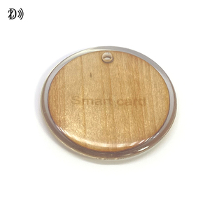 Tùy chỉnh in bằng gỗ móc chìa khóa với không thấm nước đầy đủ Epoxy gỗ <span class=keywords><strong>keyfob</strong></span> 13.56MHz <span class=keywords><strong>RFID</strong></span> NFC thông tin liên lạc để kiểm soát truy cập - Product Image 5