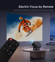 Nuevo Proyector Inteligente LED LCD Portátil 1080P Full HD 4K con Android, Auto Keystone, Mini Cine en Casa