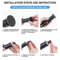 Lime à callosités sans fil double fonction pour soins des ongles et des pieds, recharge rapide, portable, outil de lissage doux et efficace des callosités