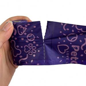 Wholesale Eco-Friendly Compostable Biodegradable Simple Dog Poop Bags with Easy Tie Polyester - Product Image 3
