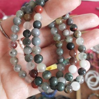 Bracelet en perles d'améthyste naturelle véritable pour hommes femmes Bracelet en pierres précieuses avec cadeau en forme de boule Fengshui pour cristaux de guérison