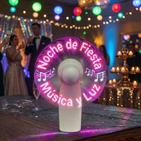 Nuevo Ventilador de Mano Mini LED Personalizable 2026, de Plástico, con Batería Reemplazable, Logotipo Personalizado, Ecológico, Diseño Anime