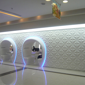 Calcomanías impermeables para revestimiento de paisaje, pegatinas de madera para techo, <span class=keywords><strong>papel</strong></span> de fondo de yeso dorado, 3d - Product Image 3