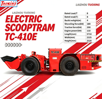 TC-410E 4 Cbm 8T Radlader 6 Yard Untertage-Elektro-Scooptram Elektrischer Lader Minenlader Elektrischer LHD für den Bergbau