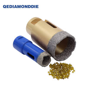 ดอกสว่านเพชรแบบบัดกรีสูญญากาศ10มม. ดอกสว่านเจาะแกนเพชรแบบแห้งสำหรับเซรามิก - Product Image 4