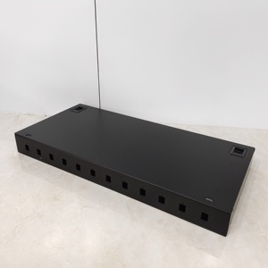 Caja de terminación de fibra para exteriores FTTH Panel de conexión SC/<span class=keywords><strong>APC</strong></span> de <span class=keywords><strong>12</strong></span> puertos con bandeja divisora PLC para una fácil instalación - Product Image 4