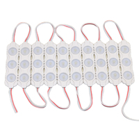 Module de lumière led étanche ip65, 1.5W 12V, 3 puces, 160 degrés, smd 2835, lentille led, pour signalisation