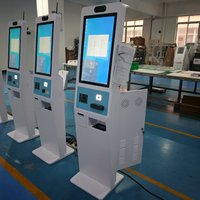 Système de gestion des files d'attente pour banques/hôpitaux/gouvernements, kiosque SDK, écran LCD, sur pied, Windows/Android OS, distributeur de tickets, numéro