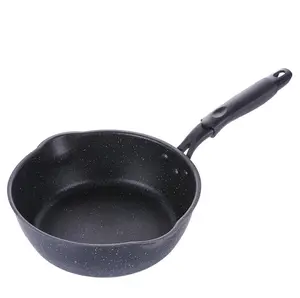 2021 hot sale Aluminum granite coating high quality forged frying pan nonstick fish fry pan with induction bottom cooking pans