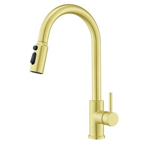 ก๊อกน้ำอ่างล้างจานสแตนเลส 304 แบบคลาสสิกและประหยัด พร้อมหัวฉีดสแตนเลส - Product Image 3