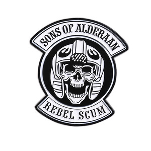 Pin esmaltado de esqueleto rebelde escoria de <span class=keywords><strong>película</strong></span> de EE. UU. - Product Image 1