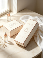 Boîte en papier cosmétique personnalisée pour l'emballage de flacons de sérum et de produits de soin de la peau