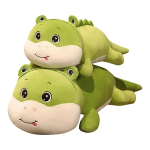 热销新设计的中国供应商批发可爱恐龙毛绒玩具枕头儿童礼品
