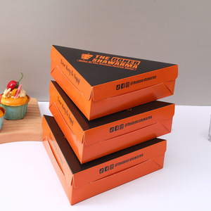 Dùng một lần tam giác bánh <span class=keywords><strong>Pizza</strong></span> & bánh nhỏ bánh sandwich Takeaway bao bì bìa thư mục với dập cho sử dụng thực phẩm - Product Image 3