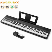 Chinese Wholesaler Digital Musical Instruments Professional Digital Piano Keyboards Foldable Midi Keyboard