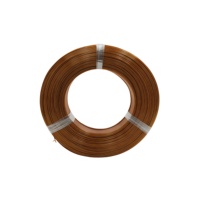 Kabel Ekstensi Termokopel Tipe J KAPTON Berisolasi PTFE dengan Selubung PI, Kabel Kompensasi Termokopel JX-KPT-ANSI-7/0.2x2