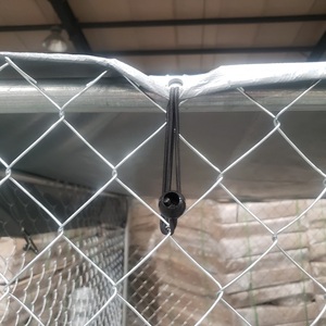 Taşınabilir zincir bağlantı çelik çit Panel / Pet hayvan Run egzersiz çit/tavşan kedi köpek açık ev kulübesi kafes paneli satılık - Product Image 6