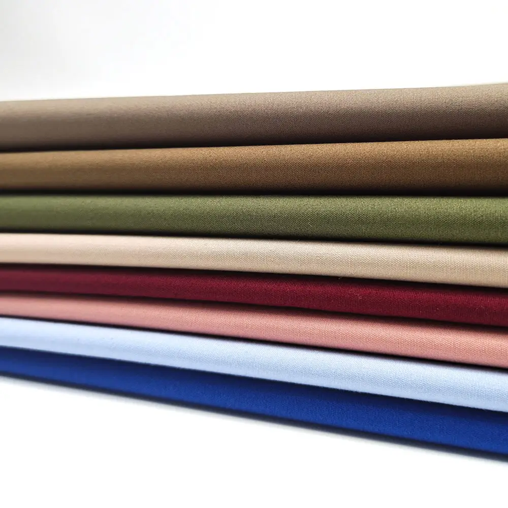 Textil für Herrenhemden Fabrik 100 % Stoffdruck und Färbung Poplin-Tooie atmungsaktiv wasserdicht gewebter Anzug 