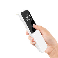Thermomètre numérique à succès : thermomètre frontal médical haute température, thermomètre frontal et auriculaire à LED pour les soins familiaux
