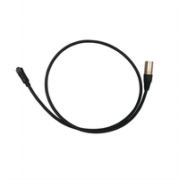 Câble d'extension en cuivre et caoutchouc de 1 mètre pour lumières LED pixel, tubes à 360 degrés, connecteur double tête, modèle DMX512