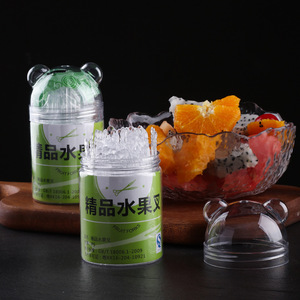 Fourchettes en bambou jetables, transparentes, en plastique, pour fruits, pour fêtes, emballage vert - Product Image 6