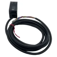 Sensor Fotoelektrik Tipe Through-beam KEYENCE Jarak Deteksi 30m IP67 Tahan Minyak Saklar Deteksi Industri Warna RGB