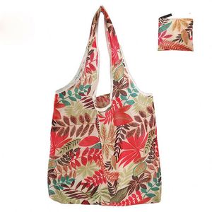 Custom Reusable <b>Foldaway</b> Pouch Grocery Shopping Trolley Tote <b>Bags</b> Handled Shoulder Closure Polyester Nylon Medium for - Product Image 2