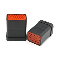 Connecteurs automobiles 26 et 34 broches Prises de courant Terminaux de longueur personnalisés Contacts en cuivre étain Boîtier PVC ABS Sexe mâle/femelle