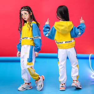 Vêtements Hip Hop pour enfants, vêtements pour adolescentes, Sweat à capuche d'automne et d'hiver - Product Image 5