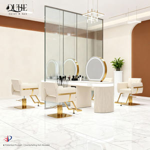 Silla de Barbería Moderna de Cuero Blanco Reclinable para Salón de Belleza, Venta al Por Mayor de Fábrica, Sillas de Peluquería - Product Image 4
