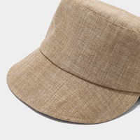 Nuevas Gorras de Béisbol Ligeras de Lino y Algodón Transpirables para Verano, Sombreros para Ciclismo al Aire Libre, Gorras de Béisbol Ajustadas para Hombre y Mujer, Gorras Planas