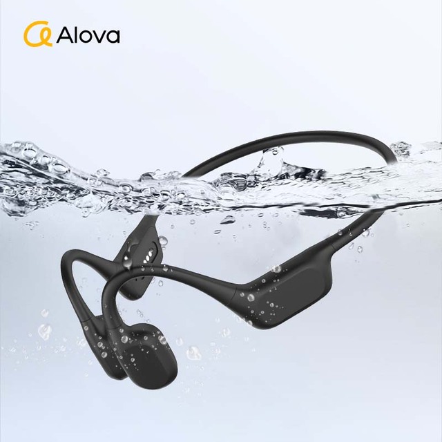 ALOVA New Design Open Ear Hook Earphones Bluetooth Swimming Wireless Speaker Earbuds Ipx8 Bone Conduction Headphones