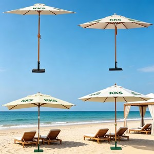 <span class=keywords><strong>Parasol</strong></span> d'extérieur réglable en bois de haute qualité, 2/3m, 8 baleines, en tissu Oxford 300D 420D 600D 800D, vente en gros - Product Image 3