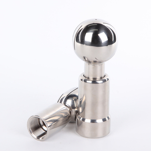 Gıda sınıfı su püskürtme memesi sıhhi sprey topu paslanmaz çelik 304 316L 1-2 inç kadın iplik temizleme topu - Product Image 5