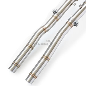 Collecteur d'échappement haute performance pour Audi <span class=keywords><strong>TTRS</strong></span> 2.5T 2018-2023 en acier inoxydable isolé – Amélioration de puissance pour la course - Product Image 2