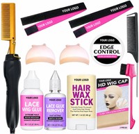 Peigne chauffant électrique pour lisser les cheveux, idéal pour les perruques Lace Front et le coiffage