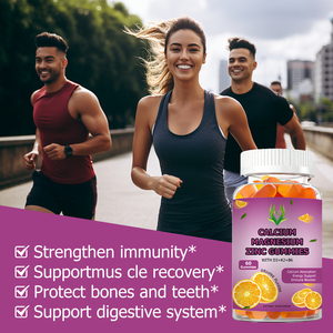 Gomitas de Calcio y Magnesio ODM OEM con Zinc para Fortalecer la Inmunidad, Apoyo a la Recuperación Muscular, Vitamina C, Gomitas de Calcio y Magnesio - Product Image 5